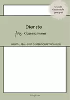 Vorschau - Poster - Klassendienste für den Unterricht - Rollen & Aufgaben im Klassenzimmer übersichtlich - Deckblatt