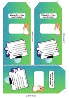 Vorschau - Mal- und Bastelvorlagen - Vitamin "B(unt)" Pinguin Klassentier - süßer Schulstart - Seite 2