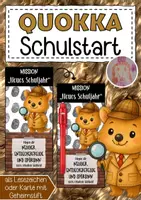 Vorschau - Anderer Materialtyp - Quokkaklasse Willkommensgruß mit Detektivstift - Deckblatt