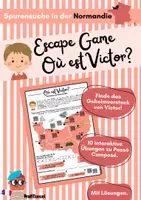 Vorschau - Interaktives Material - Escape Game - Où est Victor? (Passé Composé + Normandie) - Deckblatt