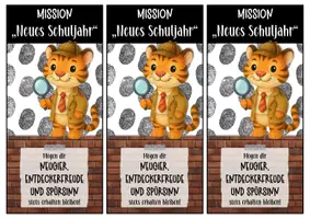 Vorschau - Anderer Materialtyp - Tigerklasse Willkommensgruß mit Detektivstift - Seite 2