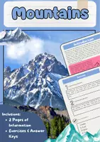Vorschau - Arbeitsblätter - Mountains: Formation, Types, Effects, Volcanoes - Deckblatt