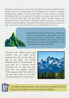 Vorschau - Arbeitsblätter - Mountains: Formation, Types, Effects, Volcanoes - Seite 2