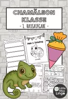 Vorschau - Arbeitsblätter - Chamäleonklasse - Mein erster Schultag - Erste Hausaufgabe - Einschulung - Deckblatt