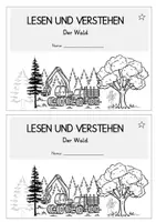 Vorschau - Arbeitsblätter - LESEN UND VERSTEHEN Wichtiges über den Wald - Seite 1
