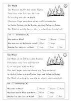 Vorschau - Arbeitsblätter - LESEN UND VERSTEHEN Wichtiges über den Wald - Seite 2