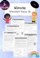 Vorschau - Unterrichtsreihen - Wünsche und Träume Arbeitsheft - Deckblatt