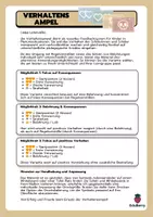 Vorschau - Fördermaterial/Inklusion - Verhaltensampel als visuelles Feedbacksystem (PDF & DOCX) - Abenteuer Klassenzimmer - Seite 1