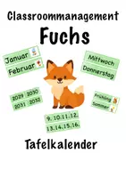 Vorschau - Anderer Materialtyp - Classroommanagement Fuchs - Fuchsklasse - Materialpaket - Seite 1