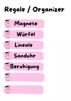 Vorschau - Bildkarten - Regale Organizer - Seite 1
