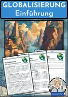 Vorschau - Arbeitsblätter - GLOBALISIERUNG - Eine Welt wächst zusammen - Deckblatt