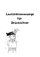 Vorschau - Bildkarten - Lautstärke Anzeige mit Drücklicht - Deckblatt