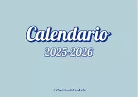 Vista previa - Para docentes: organización, planificación y formación - Calendario minimalista 2025-2026 (Lala) - Portada