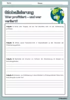 Vorschau - Arbeitsblätter - GLOBALISIERUNG - Wer gewinnt und wer verliert? - Seite 3