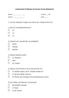 Vorschau - Test - Lektüretest-Frühlings Erwachen - Deckblatt