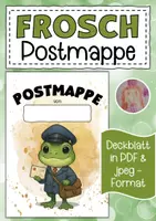 Vorschau - Bildkarten - Postmappe für die Froschklasse - Deckblatt