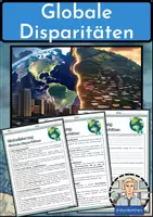 Vorschau - Arbeitsblätter - GLOBALISIERUNG - Globale Disparitäten - Deckblatt