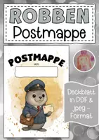 Vorschau - Bildkarten - Postmappe für die Robbenklasse - Deckblatt