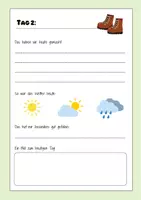 Vorschau - Arbeitsblätter - Unsere Landschulwoche - Tagebuch - Seite 2