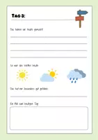 Vorschau - Arbeitsblätter - Unsere Landschulwoche - Tagebuch - Seite 3