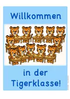 Vorschau - Poster - Klassenraumgestaltung: Tigerklasse (Schilder) - Seite 2