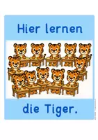 Vorschau - Poster - Klassenraumgestaltung: Tigerklasse (Schilder) - Seite 3