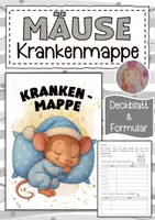 Vorschau - Anderer Materialtyp - Krankenmappe für die Mausklasse - Deckblatt