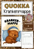 Vorschau - Anderer Materialtyp - Krankenmappe für die Quokkaklasse - Deckblatt