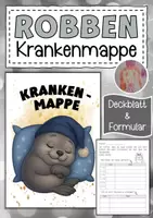 Vorschau - Anderer Materialtyp - Krankenmappe für die Robbenklasse - Deckblatt
