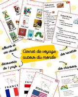 Aperçu - Fiches - Projet tour du monde avec des élèves de maternelle - Page de couverture