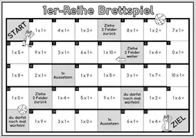Vorschau - Unterrichtsreihen - EINMALEINS Brettspiele (Mathe Einmaleins-Reihen 1-10) - Seite 2