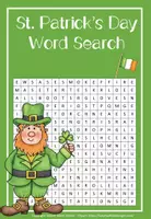 Vorschau - Arbeitsblätter - St Patrick's Day Word Search - Wörtersuche St Patrick's Day - Deckblatt