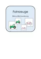 Vorschau - Arbeitsblätter - Klettmappe (TEACCH-Mappe) zur Bild-zu-Bild-Zuordnung - Fahrzeuge - Seite 2