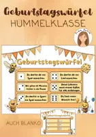 Vorschau - Spiele - Geburtstagswürfel Hummelklasse - Deckblatt