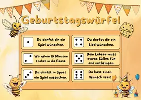 Vorschau - Spiele - Geburtstagswürfel Hummelklasse - Seite 2
