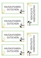 Vorschau - Poster - Geburtstagskalender, -aufsteller und Hausaufgabengutscheine - Pandaklasse - Seite 3