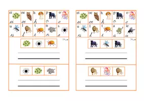 Voorbeeld - mini wisbordjes kraak de code thema 3 lijn 3 met en zonder schrijfletters - Pagina 3