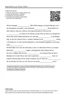 Vorschau - Arbeitsblätter - Arbeitsblätter zum Thema "Wind" + Lösung & MP3 + Mindmap + Infografik - Deckblatt