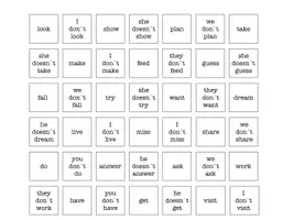 Vorschau - Spiele - SIMPLE PRESENT MEMORY Unit 1-3 - Seite 3