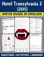 Vorschau - Spiele - Movie Guide: Hotel Transylvania 2 (2015) - Questions and Activities with Answers - Deckblatt