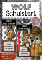 Vorschau - Anderer Materialtyp - Wolfklasse Willkommensgruß mit Detektivstift - Deckblatt