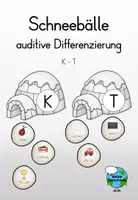 Vorschau - Arbeitsblätter - Bundle - auditive Differenzierung K -T - Seite 1