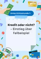 Vorschau - Stundenentwürfe - Materialpaket: Kredite und Schuldenfalle - Deckblatt
