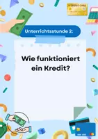 Vorschau - Arbeitsblätter - Wie funktioniert ein Kredit? - Deckblatt