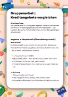 Vorschau - Arbeitsblätter - Wie funktioniert ein Kredit? - Seite 2