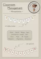 Vorschau - Poster - Classroom Management - Wimpelketten - Deckblatt