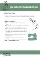 Vorschau - Mal- und Bastelvorlagen - Arbeitsauftrag Geschichtensäckchen (inkl. Inspirationen) - Seite 3