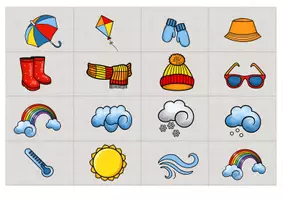 Vorschau - Arbeitsblätter - Bingo zum Thema Wetter - Seite 3