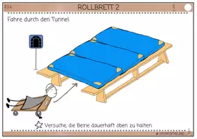 Vorschau - Stationenlernen - ROLLBRETT TEIL 2 in der Grundschule - Stationskarten zur Weiterführung (Sportunterricht) - Seite 2