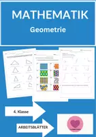 Vorschau - Arbeitsblätter - Geometrie 4. Klasse: Arbeitsblätter - Deckblatt